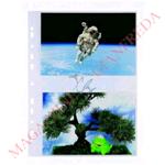 BUSTA A4 PORTA PHOTO CM 20 X 13. FORATURA UNIVERSALE FINITURA LISCIA. CONF 10 PZ